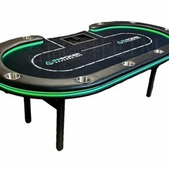 【ネット決済・配送可】LEDポーカーテーブル　PP poker ...