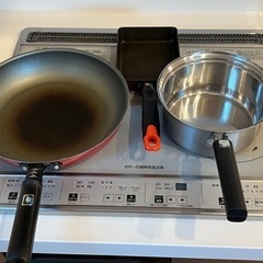調理器具(鍋、フライパン、卵焼き器)3点セット