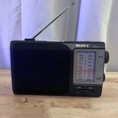 SONY ポータブルラジオ ICF-801 ブラック