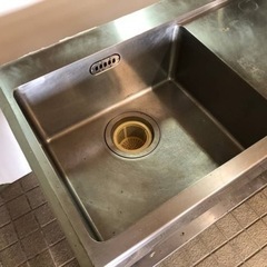 マルゼン   一層水切り付きシンク（バックガードなし）