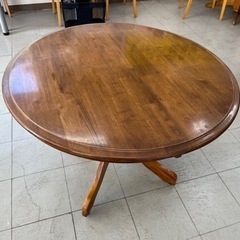 木製 丸テーブル