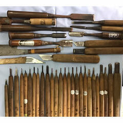 彫刻刀、その他39本セット（727）