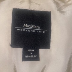 マックスマーラ　Max Mara ロングダウンコート　ホワイト　レディース　M