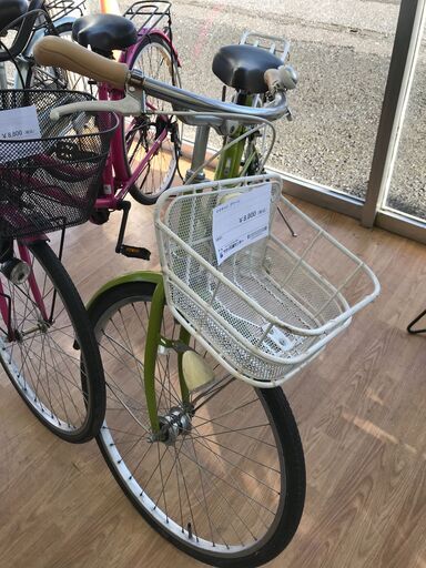 ★ジモティ割あり★  ママチャリ 26インチ グリーン クリーニング済み KJ4258