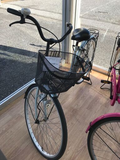 ★ジモティ割あり★  ママチャリ 26インチ シルバー クリーニング済み KJ4260