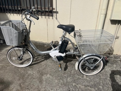 バッテリー長持ち現車確認ブリヂストン製　Assista 16インチ 三輪電動自転車【 リチウム 12.8AH】 3段