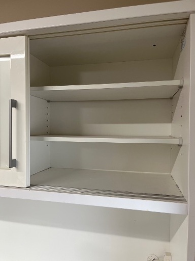 ニトリ 食器棚 ニトリキッチンボード レンジボード ホワイト食器棚