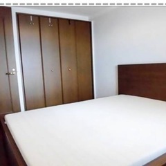 未使用品 IKEA ベッドフレーム&スノコ、マットレスセット クイーンサイズ200*160 ベッドフレーム別売りも可能