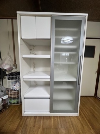 美品　松田家具 食器棚　レンジ台　取りに来ていただける方