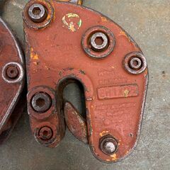 【NETSUREN】 ネツレン イーグル クランプ 鉄鋼用クランプ 縦つり用 縦釣り用クランプ 0.5t 2個セット