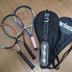 硬式テニスラケット3本　