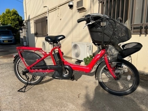 バッテリー長持ち現車確認 YAMAHA PAS Kiss 電動アシスト自転車 20インチ 3段変速アシスト 8.7Ah
