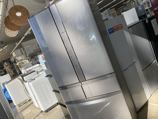 5ドア冷蔵庫　HITACHI　R-F51HG 2018年製　505L