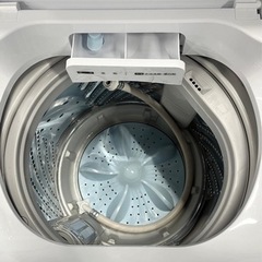 美品✨ 高年式🌈 Hisense 全自動電気洗濯機 5.5キロ HW-E5504 2022年製 洗濯機 ホワイト 