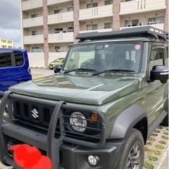 令和1年登録車】ジムニーシエラ JC 革シート キャリア、フロントガード 