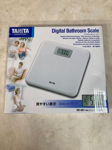 A4472　タニタ TANITA 体重計 デジタル式 美容家電 HD-611