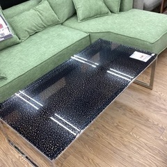 KA-68【新入荷　リサイクル品】モダンスタイル　ガラスリビングテーブル　黒 KA-68【新入荷 リサイクル品】モダンスタイル ガラスリビングテーブル 黒
