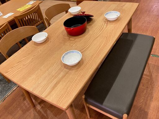 HIDAKAGU｜ベンチダイニング４点セット