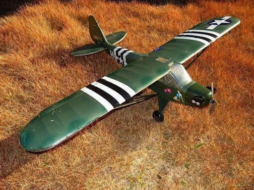 パイパーカブPIPER J-3 Cub 全幅140cm メカ一式付き ラジコン飛行機