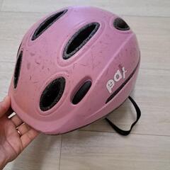 【無料】OGK 子ども自転車ヘルメットピンク 小傷あり