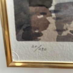 安野光雅　ジクレー　「ローマ／イタリア」