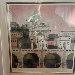 安野光雅　ジクレー　「ローマ／イタリア」