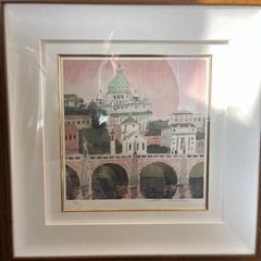 安野光雅　ジクレー　「ローマ／イタリア」