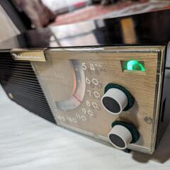 Bluetooth付 アイ付昭和レトロ真空管ラジオ