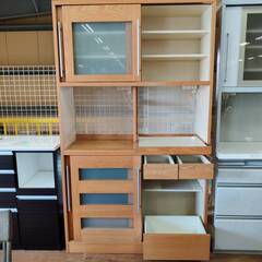 【愛品倶楽部柏店】モリタインテリア 4枚スライド扉キッチンボード 