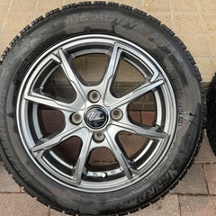 スタッドレスタイヤ+アルミ 4本セット155/65R14 軽自動車用 NANKANG AW