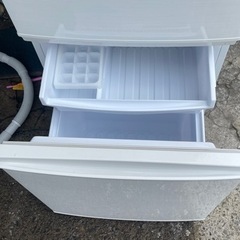 【リサイクルサービス八光】2018年製　シャープ　SJ-D14D-W [冷蔵庫 137L 2ドア ホワイト]