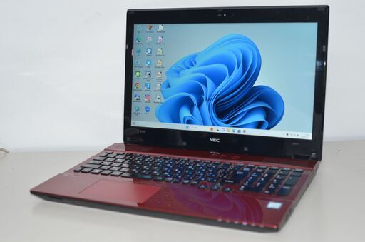 中古ノートパソコン NEC NS700/H Windows11+office 爆速SSD500GB core i7-7500U/メモリ8GB/15.6インチ/無線内蔵/webカメラ/ブルーレイ搭載