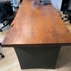 一枚板の大型ダイニングテーブル(202×90)