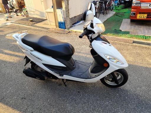売約済み　走行10400キロ　キムコ　125 原付2種　大阪羽曳野市　シグナス　アドレス　リード　アクシス