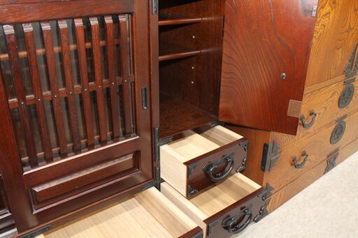 チェスト 民藝家具 時代箪笥 昭和レトロ 和モダン 整理ダンス 和箪笥