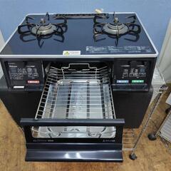 J339☆多少使用感☆パロマ☆都市ガスコンロ☆水無し両面焼きグリル