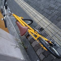 WEEKEND BIKES[ウィークエンドバイクス]20吋 ミニベロ(小径車) アルミ/7speed/マスタード