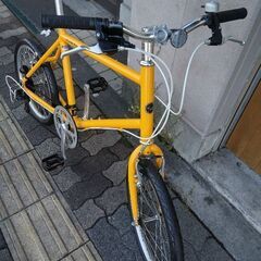 WEEKEND BIKES[ウィークエンドバイクス]20吋 ミニベロ(小径車) アルミ/7speed/マスタード