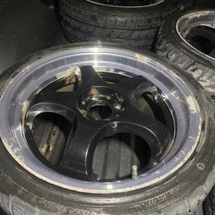 ステルスレーシング？17インチ　4穴100 7.5J 4本