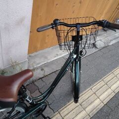 [maruishi] Lueed 27吋 ファッションシティーサイクル 外装6段/LEDオート/グリーン