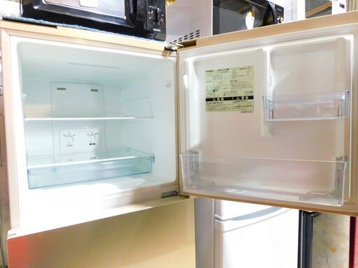 TWINBIRD ツインバード 冷凍冷蔵庫 146L KHR-EJ15 2018年製 冷凍室と冷蔵室の容量が73Lずつででたっぷり冷凍♪ Amazon | TWINBIRD KHR-EJ15-CB 146L 2ドア 冷凍冷蔵庫