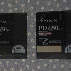 書き換え型光ディスク PD 650MB 2枚