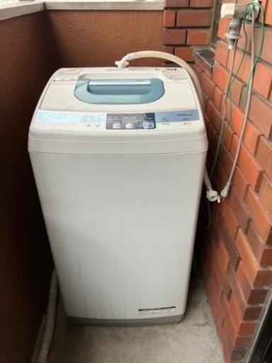 外置きで使用していた洗濯機
