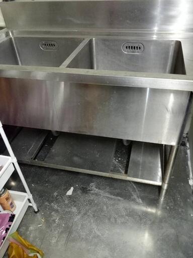 LIXIL/リクシル□sunwave/ ステンレス製作業台 引き出し付き 横90高さ