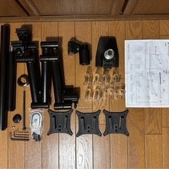 お買い得☆モニターアーム＋BenQ モニター3台☆取りに来られるから限定！