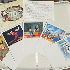 ディズニー 70周年記念 ポストカード