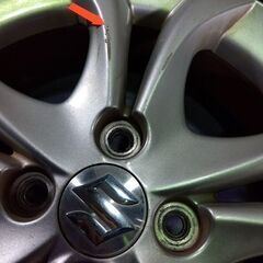 夏 スズキ純正 ソリオ 15インチ【富山】ハスラー ソリオ純正 スズキ 165/60R15 中古4本 アルミホイール キズ多 末期タイヤ