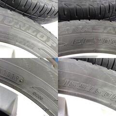 夏 スズキ純正 ソリオ 15インチ【富山】ハスラー ソリオ純正 スズキ 165/60R15 中古4本 アルミホイール キズ多 末期タイヤ