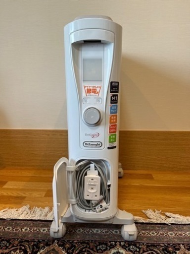 【かずや】デロンギ ベルカルド オイルヒーター RHJ75V0915-GY S1171 デロンギ ベルカルド オイルヒーター 2016年製 RHJ75V0915-GY 三