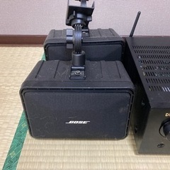 AVアンプ　BOZEスピーカー4つ【本日買取に出します】